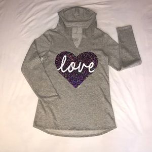 💜Hooded sweatshirt💜Justice💜